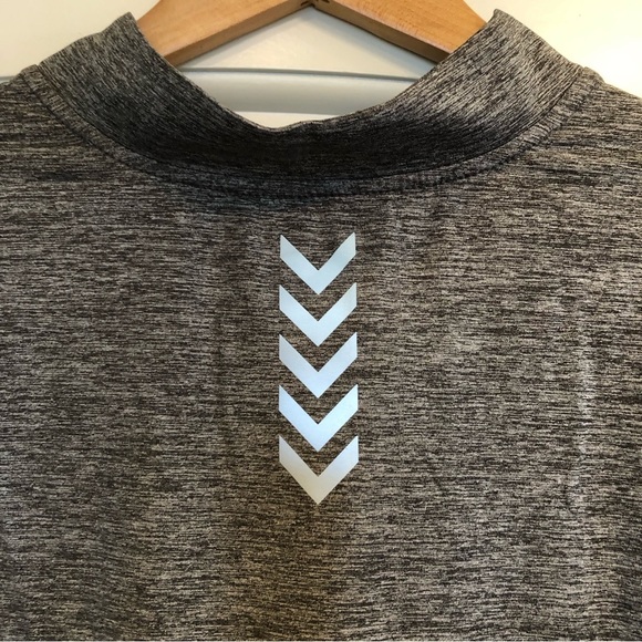 🌈 6/$60, Baleaf Laureate Thermal, Mock Neck, Grey, Large - Picture 6 of 11